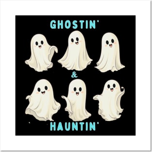 Ghostin & Hauntin | Spooky cute ghost Posters and Art